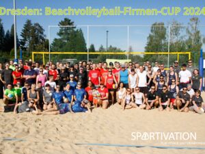 Dresden: Beachvolleyball-Firmen-CUP 2022